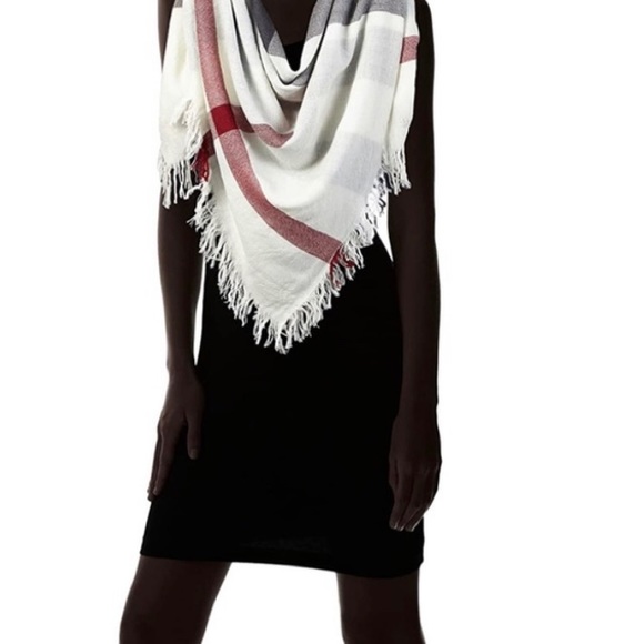 Burberry Large Ivory Check Fine
Merino Wool Scarf Wrap - Picture 5 of 5